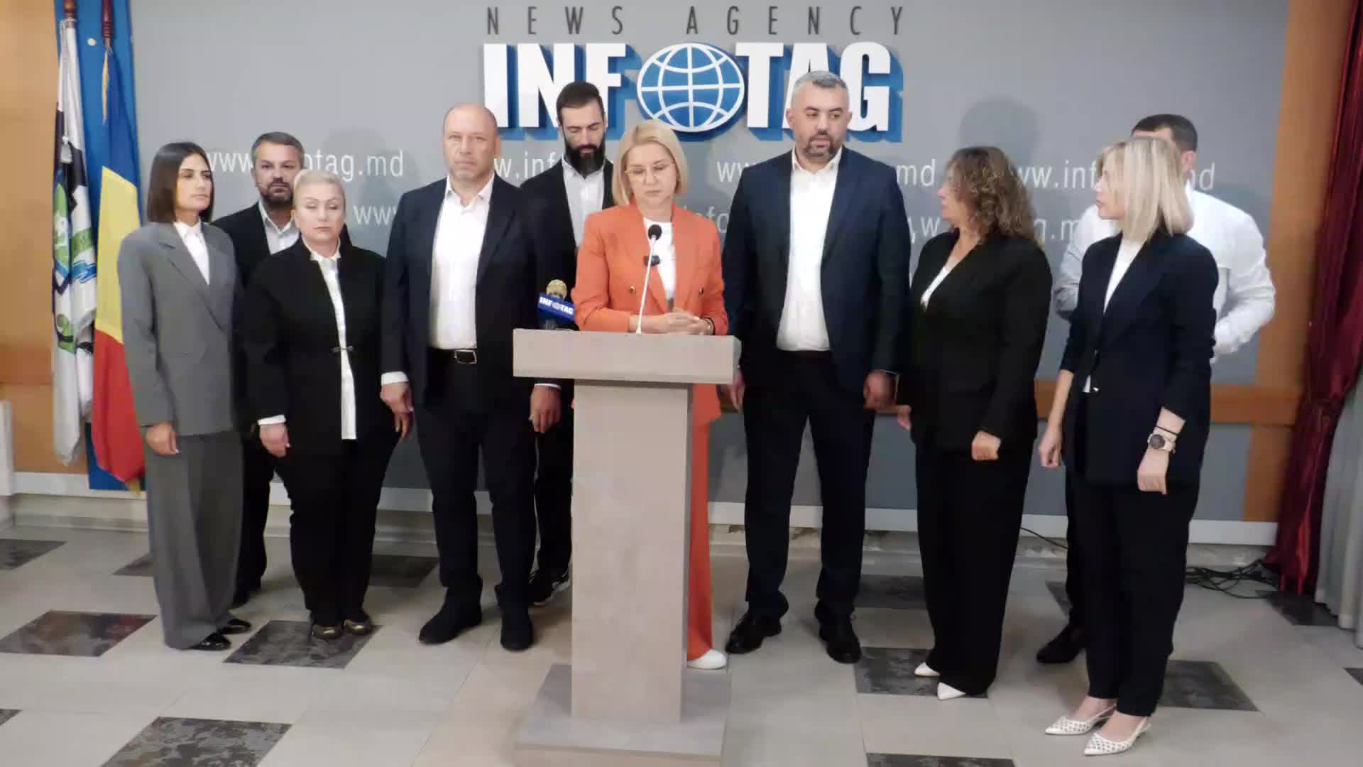 Briefing de presă susținut de președinta Partidului Inima Moldovei, Irina Vlah, cu tema „Critica autorităților din Republica Moldova a devenit o infracțiune. Dovezi directe”
