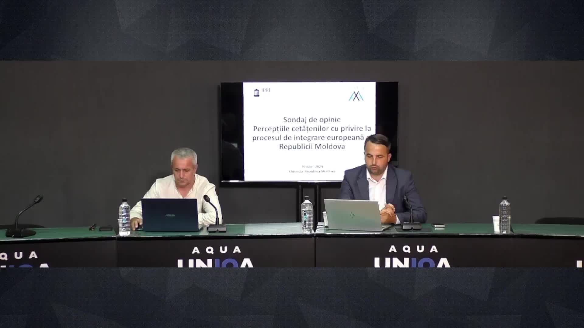 Prezentarea rezultatelor celui de-al doilea sondaj de opinie „Percepția cetățenilor cu privire la procesul de integrare europeană al Republicii Moldova” de către Institutul pentru Politici și Reforme Europene