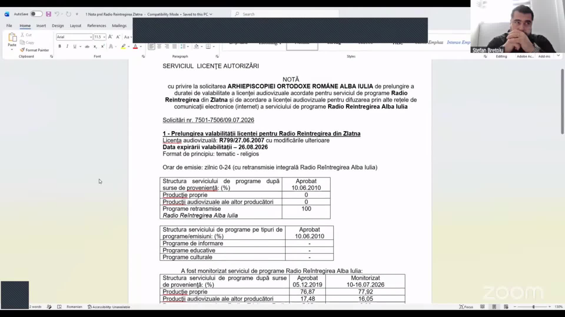 Ședința Consiliului Național al Audiovizualului din 24 august 2026