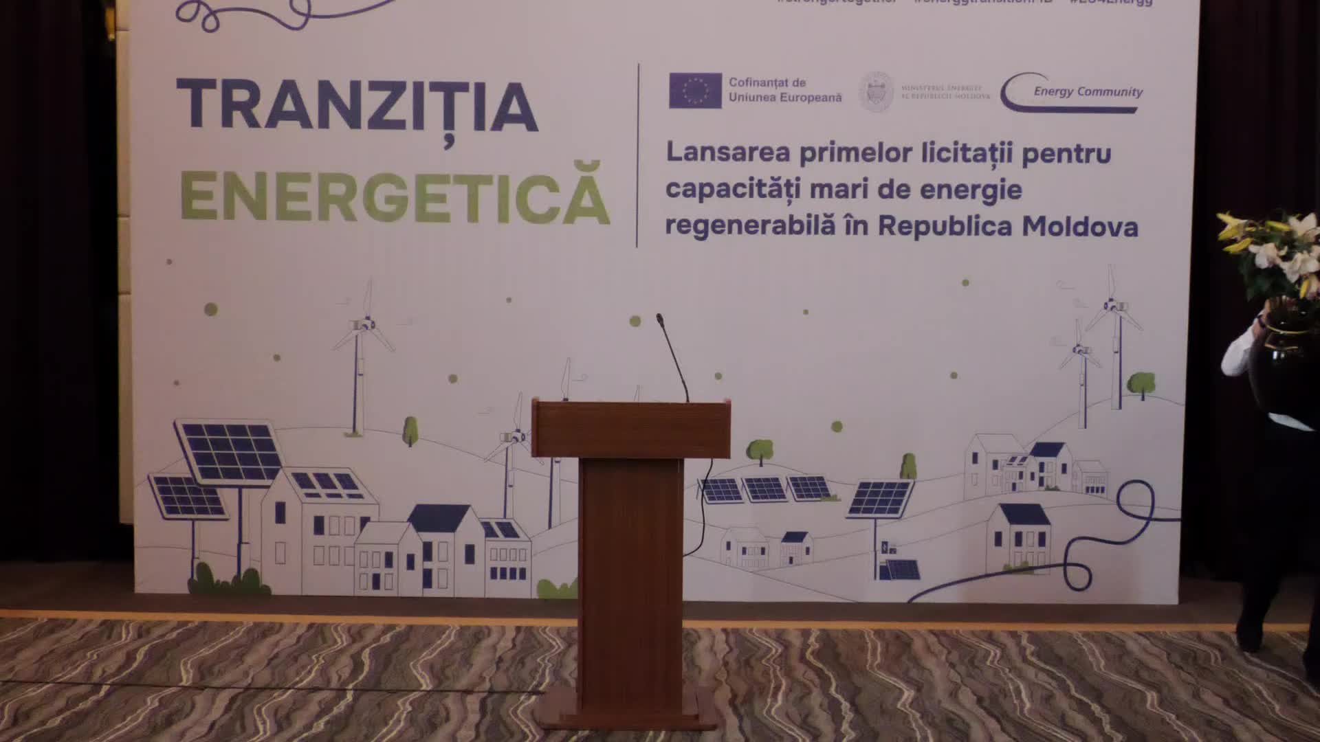 Briefing de presă privind lansarea primelor licitații pentru oferirea statutului de producător eligibil mare de energie eoliană și solară