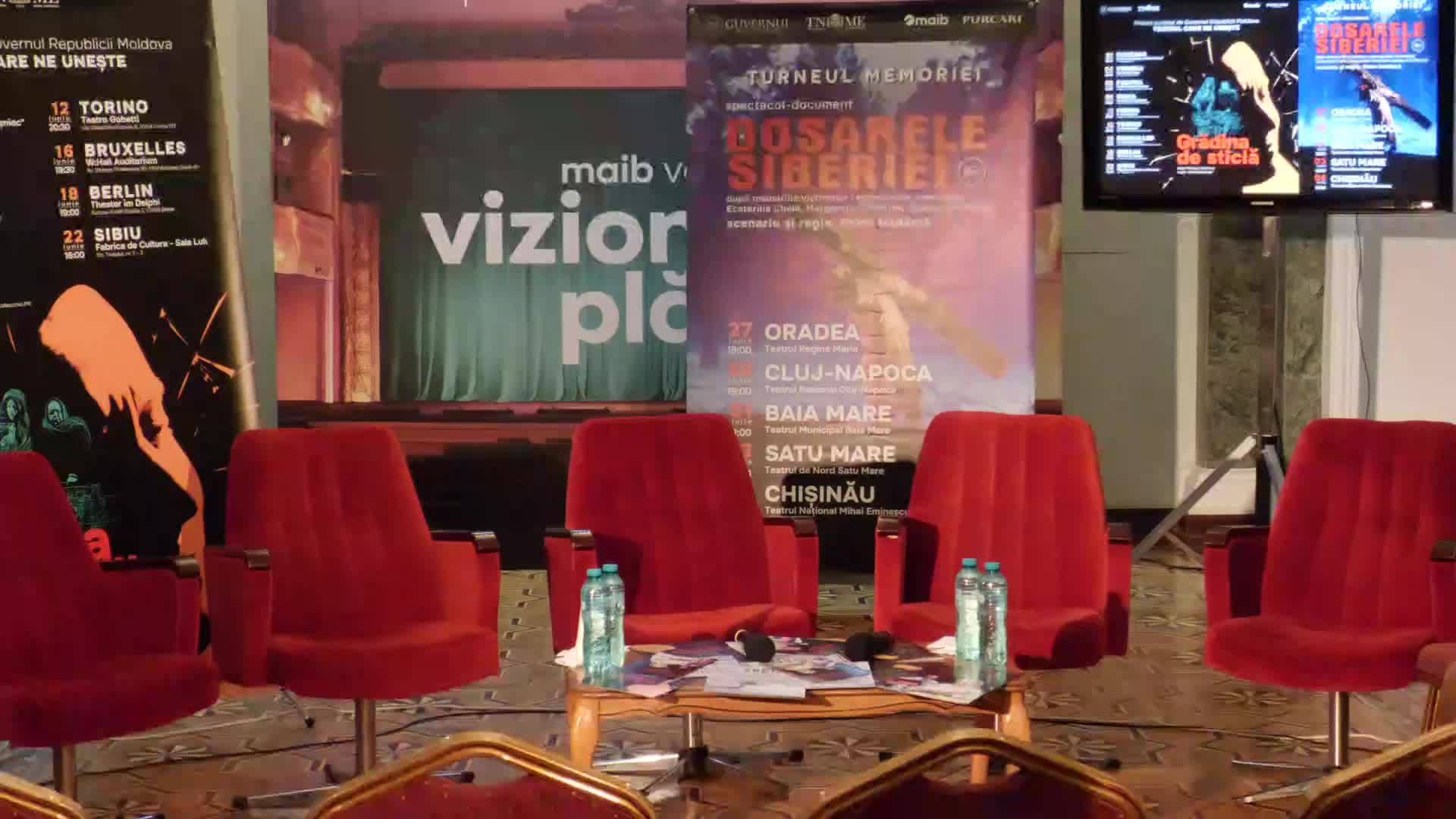 Conferință de presă privind cele două turnee efectuate de Teatrul Național „Mihai Eminescu”