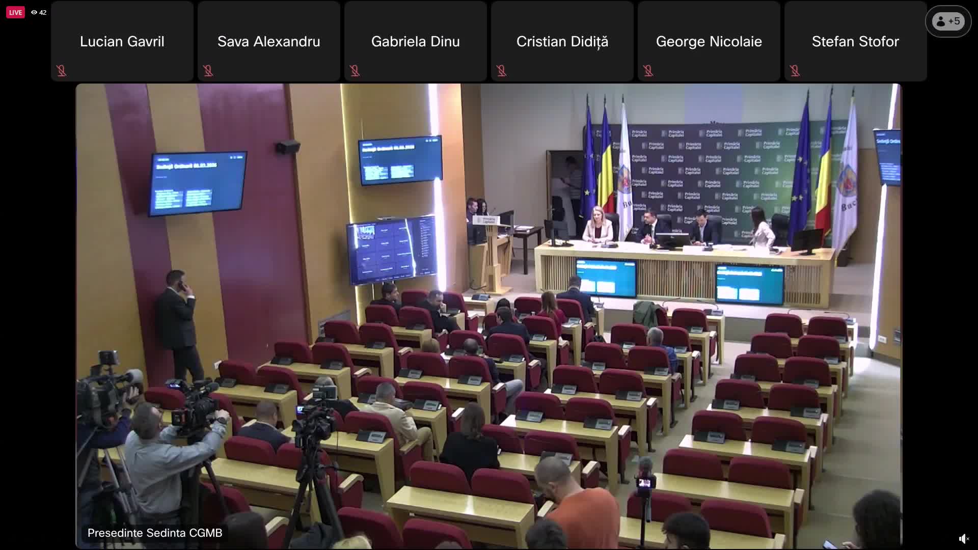 Şedinţa Consiliului General al Municipiului Bucureşti din 6 martie 2026