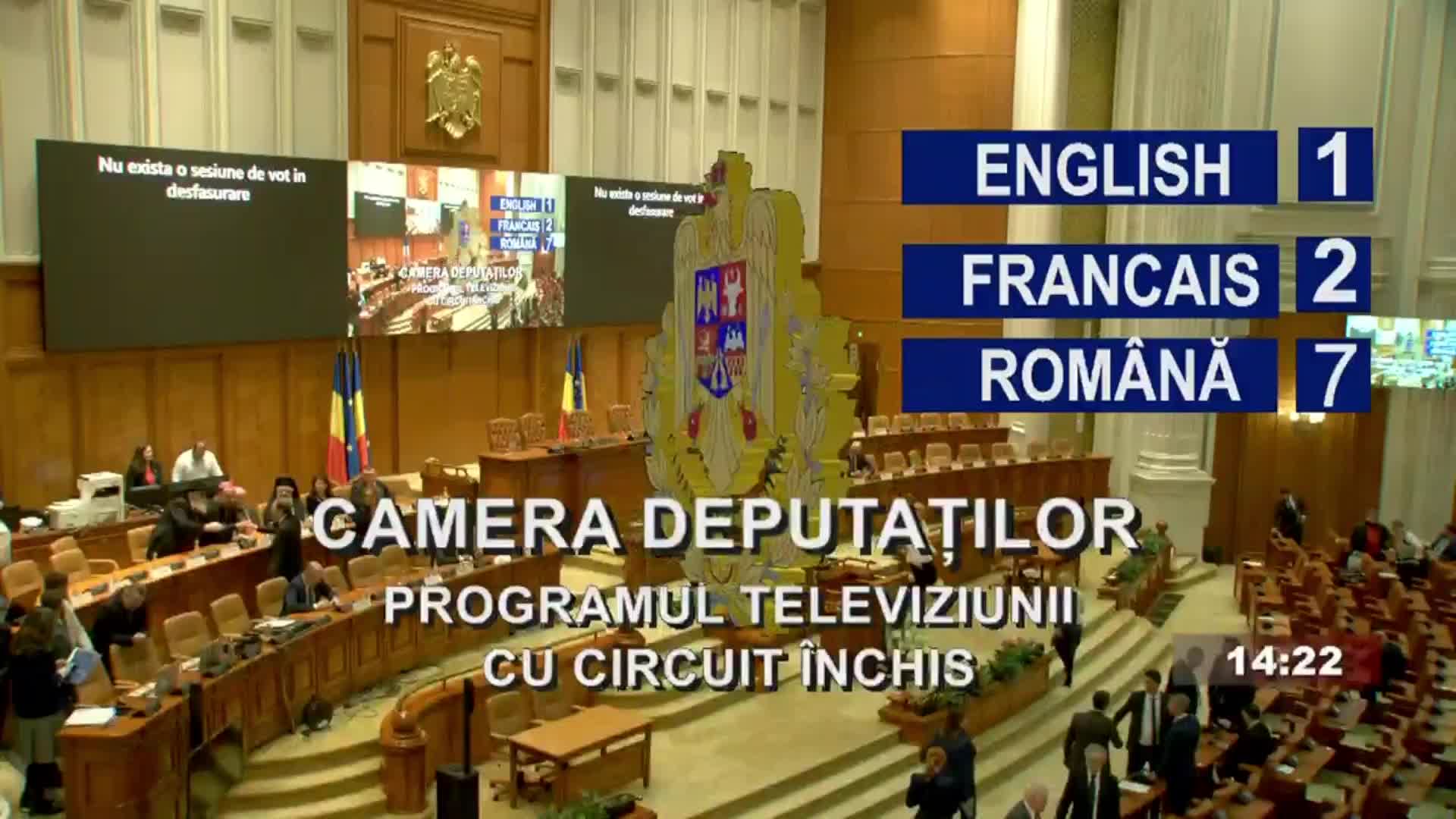 Ședința solemnă comună a Camerei Deputaților și Senatului României dedicată aniversării zilei Naționale a României - 1 decembrie