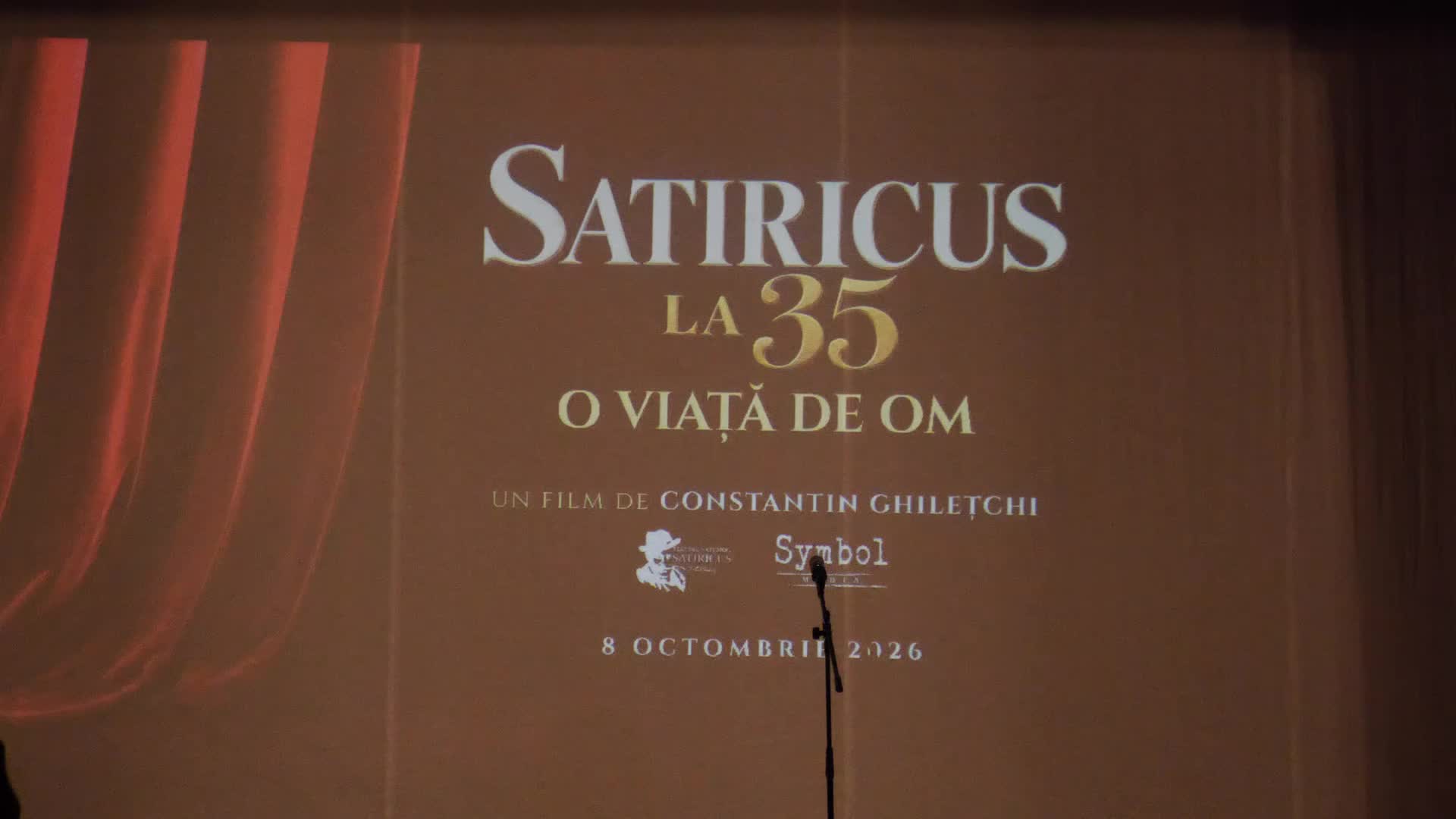 Premiera filmului documentar „Satiricus la 35 - O viață de om”, în regia lui Constantin Ghilețchi
