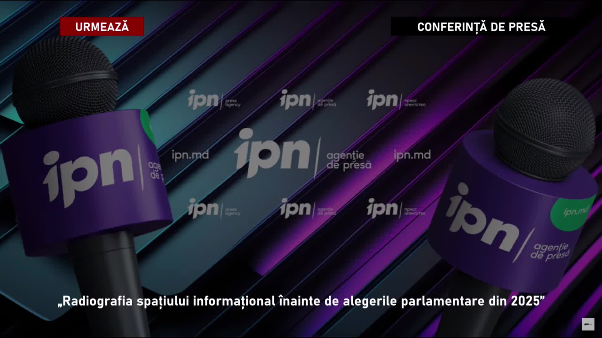 Conferință de presă cu tema „Radiografia spațiului informațional înainte de alegerile parlamentare din 2025”