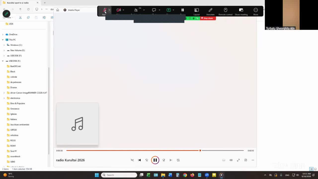 Ședința Consiliului Național al Audiovizualului din 16 septembrie 2026
