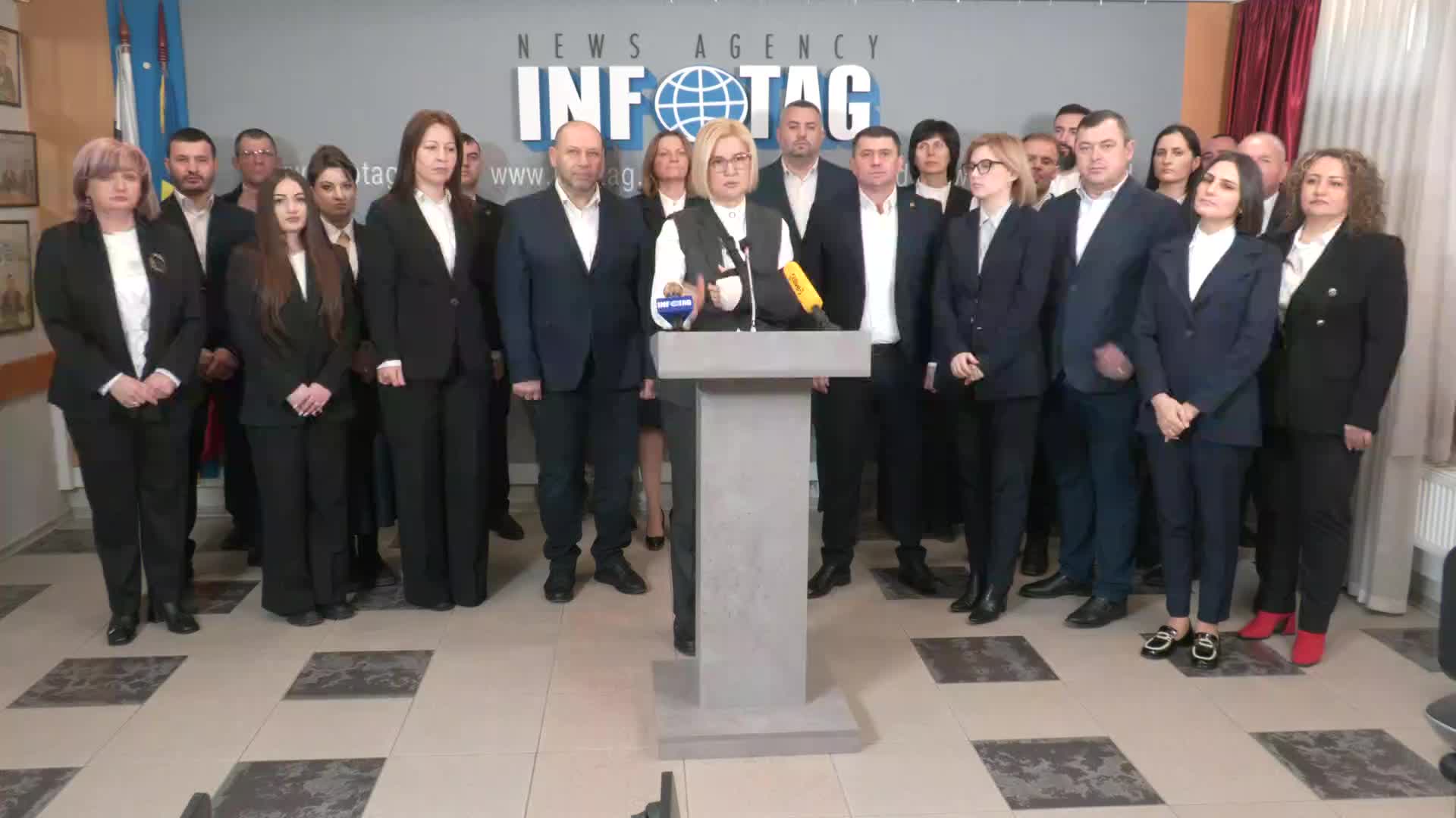 Briefing de presă susținut de Irina Vlah cu tema „Referendum de neutralitate: primii pași ai Partidului Inima Moldovei”