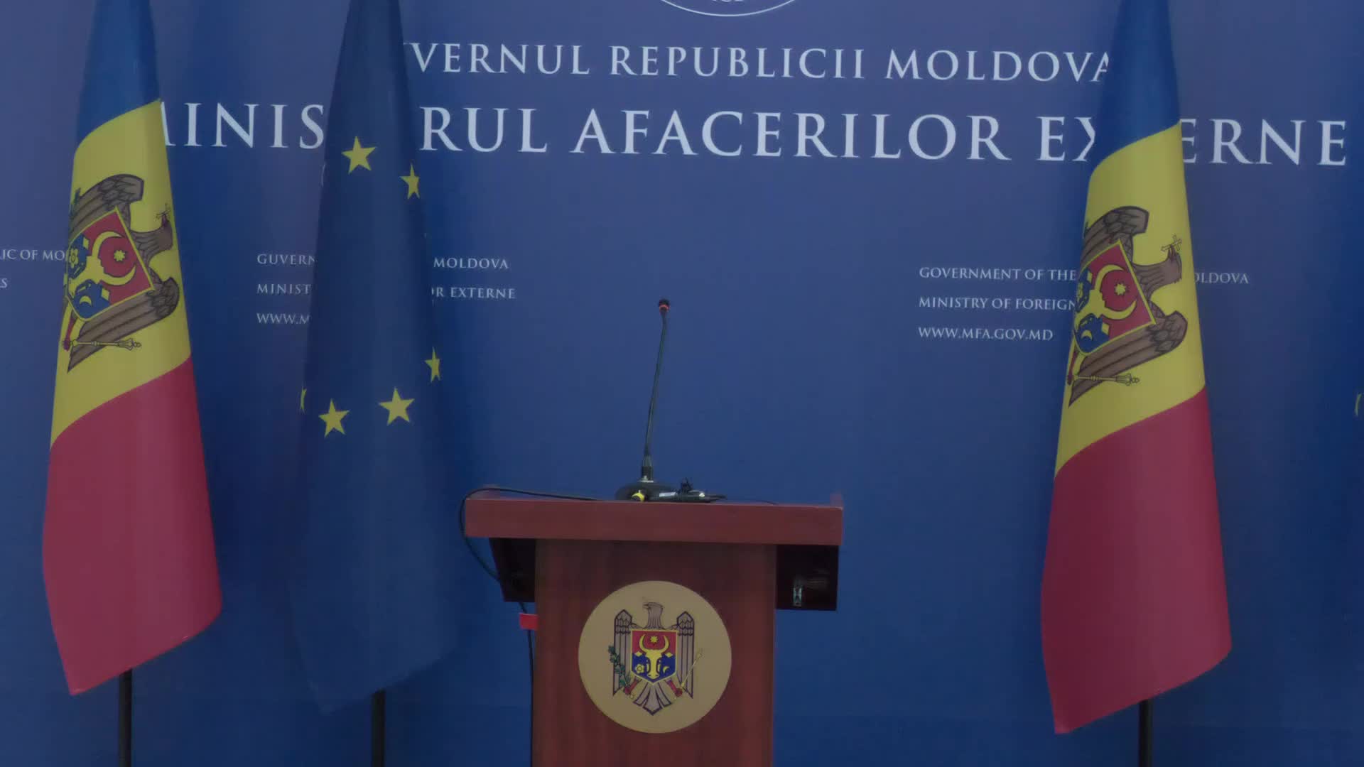 Conferință de presă de totalizare a activității ministrului afacerilor externe al Republicii Moldova, Mihai Popșoi