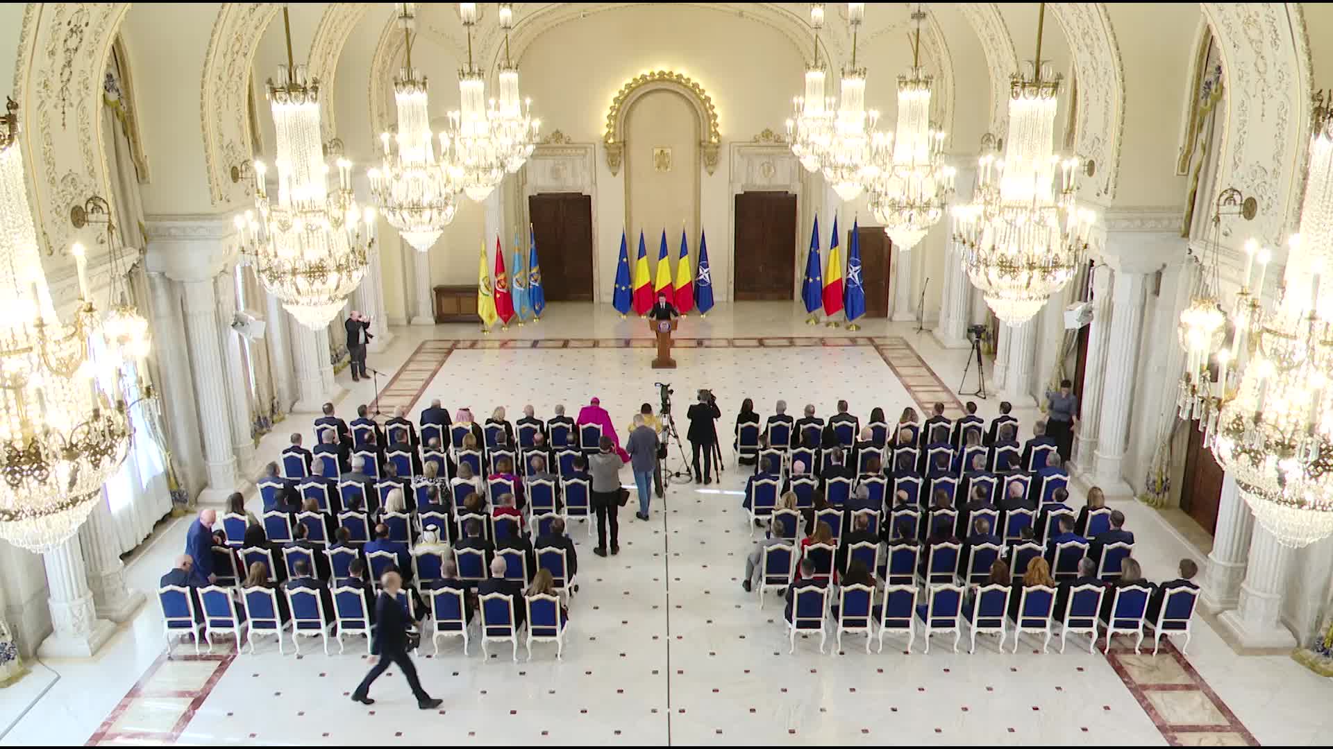 Întâlnirea anuală a Președintelui României, Nicușor Dan, cu șefii misiunilor diplomatice acreditați în România