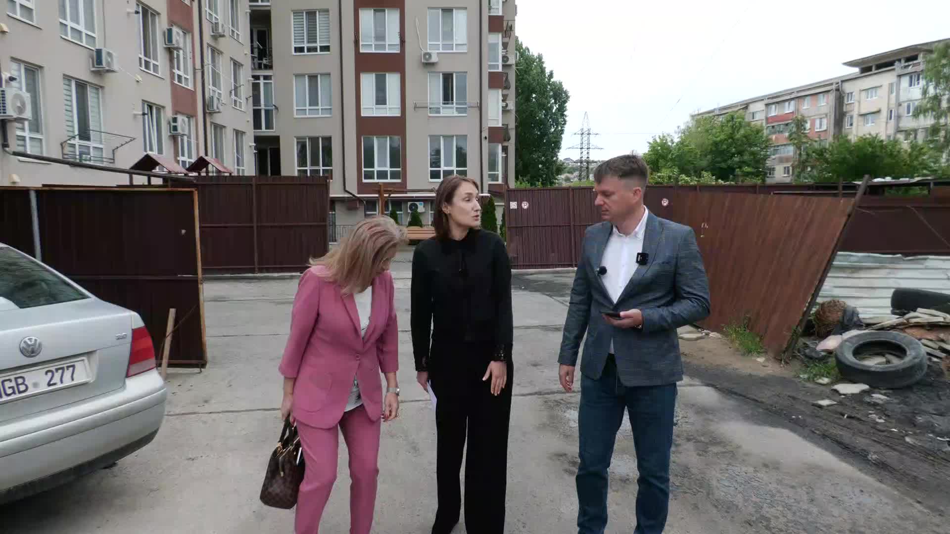 Conferință de presă susținută de președinta fracțiunii PAS din CMC, Zinaida Popa, și consilierul PAS din orașul Durlești, Oleg Popșoi