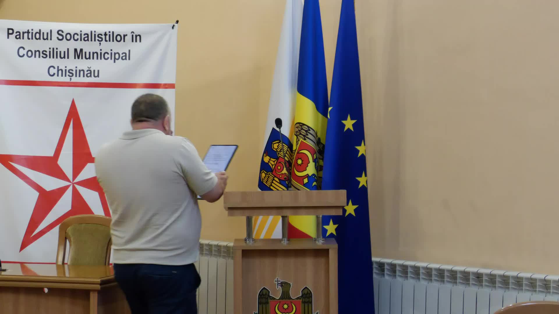 Briefing de presă susținut de fracțiunea PSRM din Consiliul Municipal Chișinău privind bugetul municipal