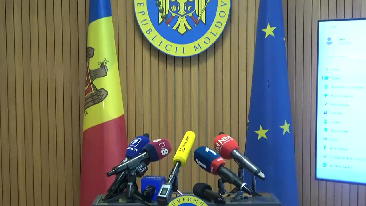 Conferință de presă susținută de ministra Justiției a Republicii Moldova, Veronica Mihailov-Moraru