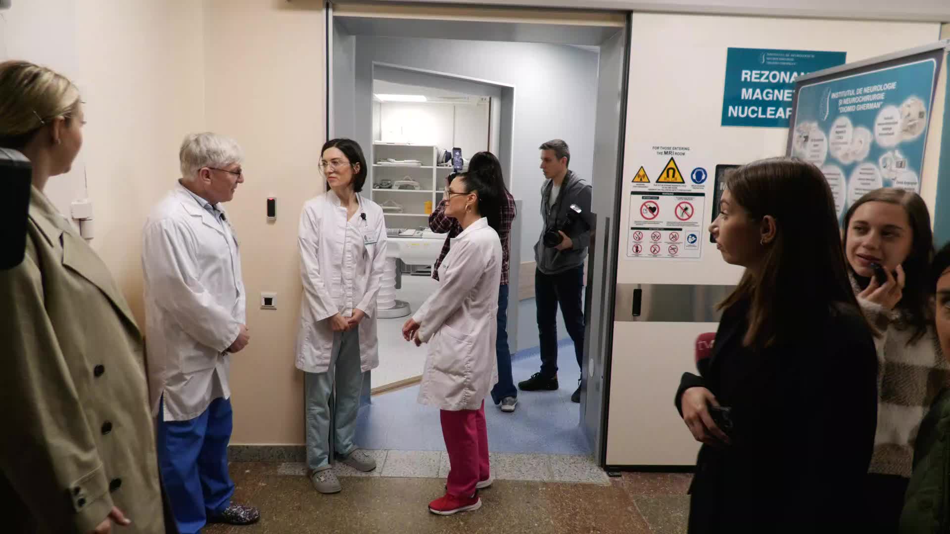 Evenimentul de inaugurare a Cabinetului de rezonanță magnetică nucleară din cadrul Institutului de Neurologie și Neurochirurgie „Diomid Gherman”