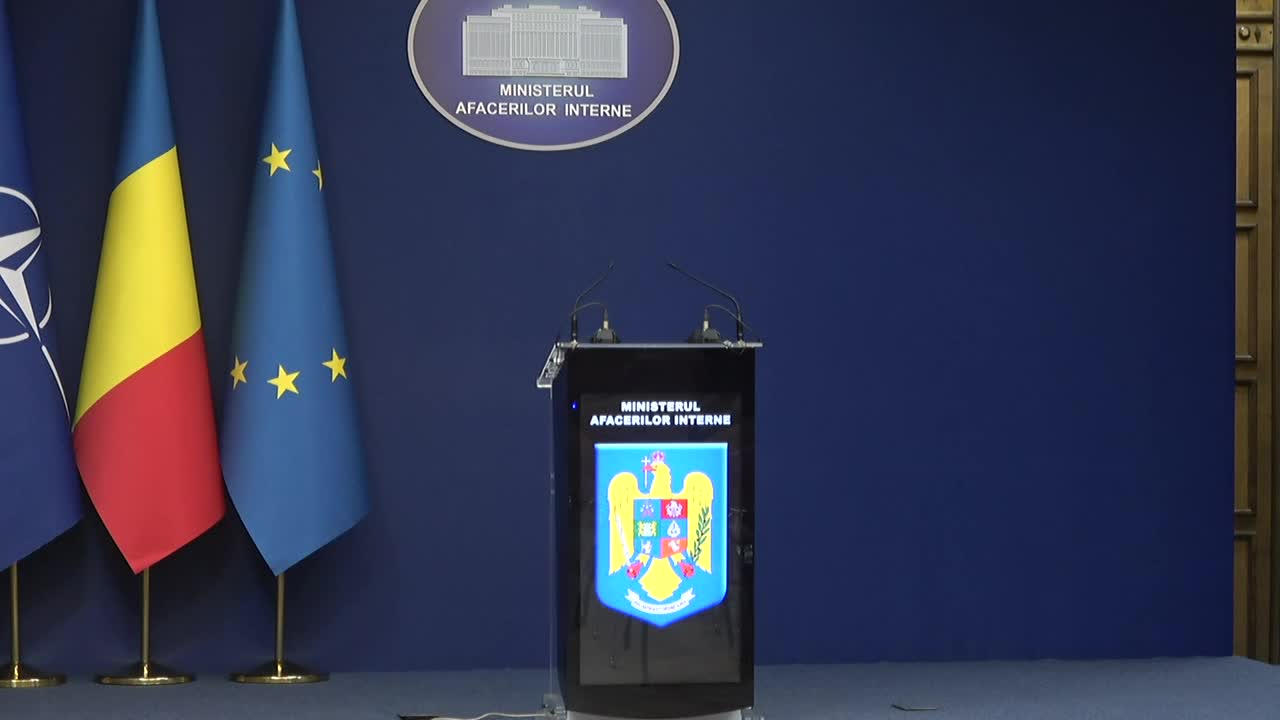 Declarații de presă organizate de Ministerul Afacerilor Interne al României despre misiunile structurilor MAI în contextul celui de-al doilea tur al alegerilor prezidențiale - ora 08:00