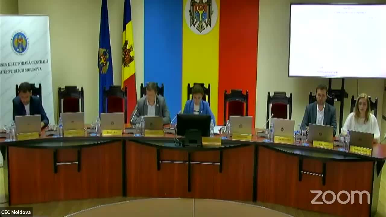 Ședința Comisiei Electorale Centrale din 3 august 2024