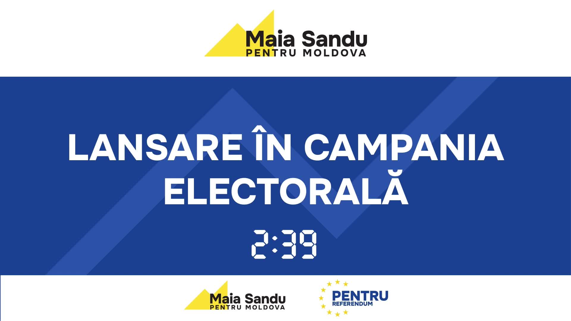 Evenimentul de lansare în campania prezidențială a candidatei, Maia Sandu, la Cahul