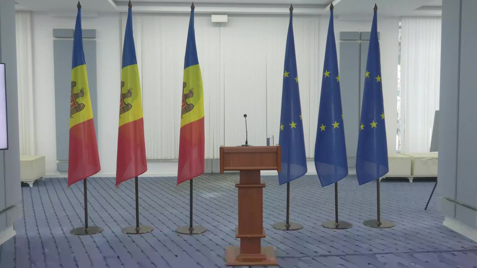 Conferință de presă susținută de ministra Muncii și Protecției Sociale a Republicii Moldova, Natalia Plugaru, dedicată realizărilor pe domeniul muncii și protecției sociale pentru anul 2025