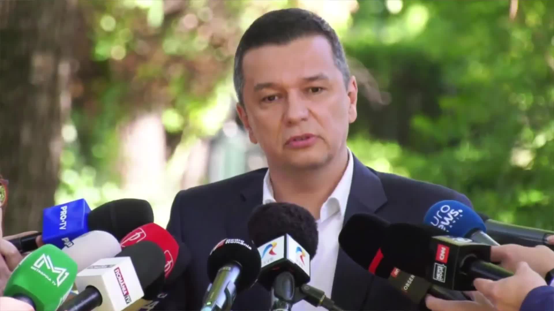 Declarații de presă susținute de președintele interimar al Partidului Social Democrat, Sorin Grindeanu