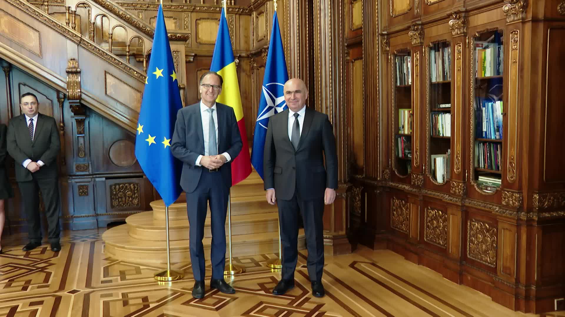 Ceremonie de decorare a Fundației Konrad Adenauer, a Fundației Friedrich Ebert, a Fundației Hanns Seidel și a Fundației Friedrich Naumann pentru Libertate