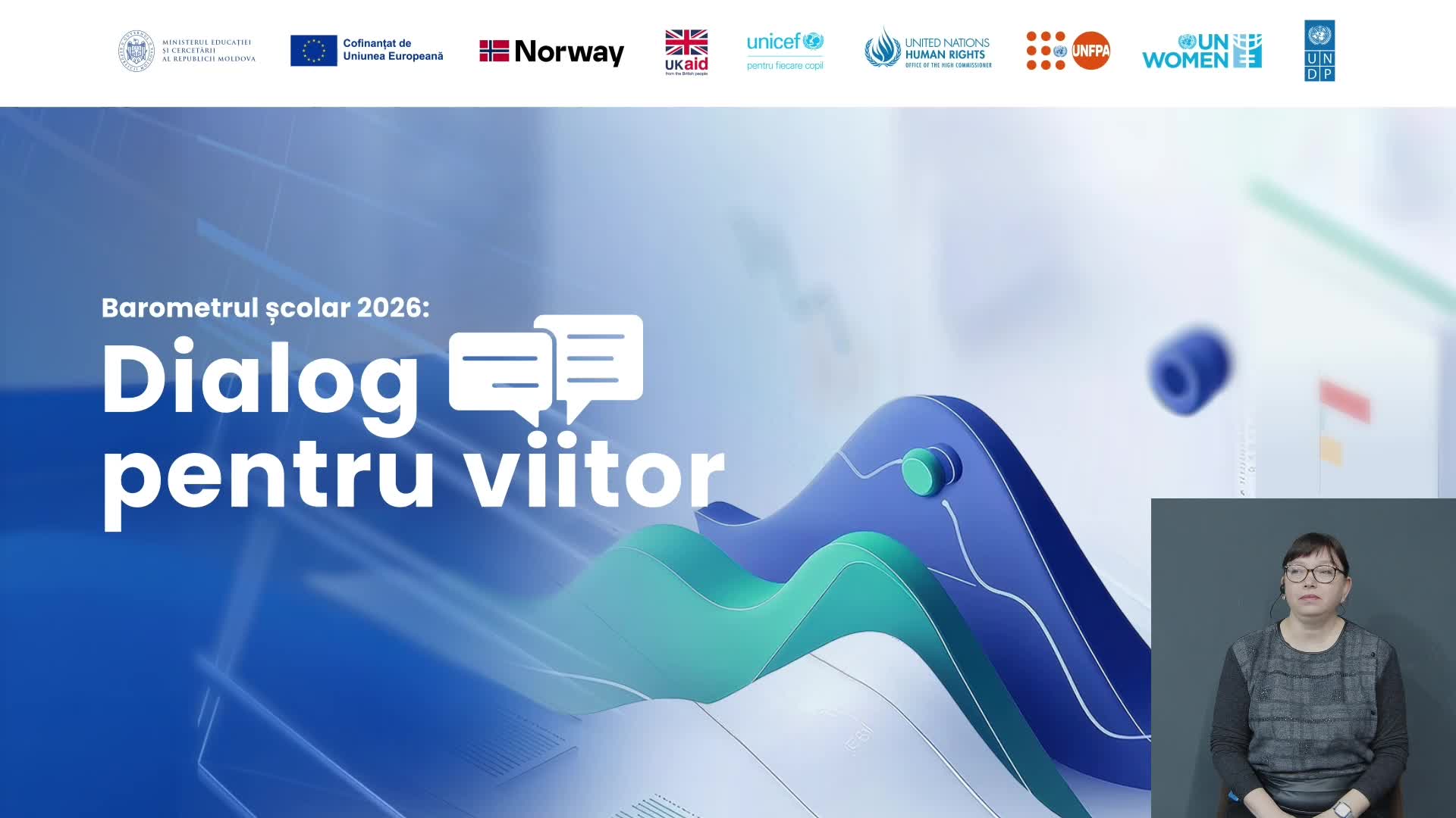 Prezentarea rezultatelor sondajului național reprezentativ în școli „Barometrul situației din învățământul gimnazial și liceal”