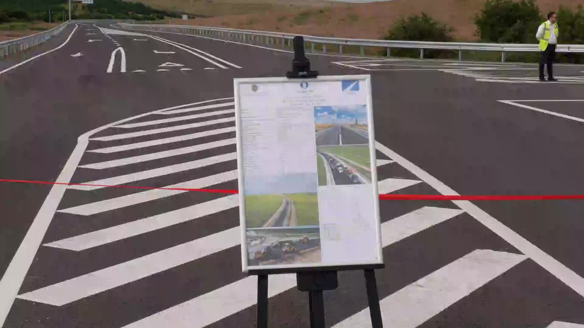 Evenimentul de deschidere a circulației pe drumul național M3, ocolirea localității Slobozia Mare