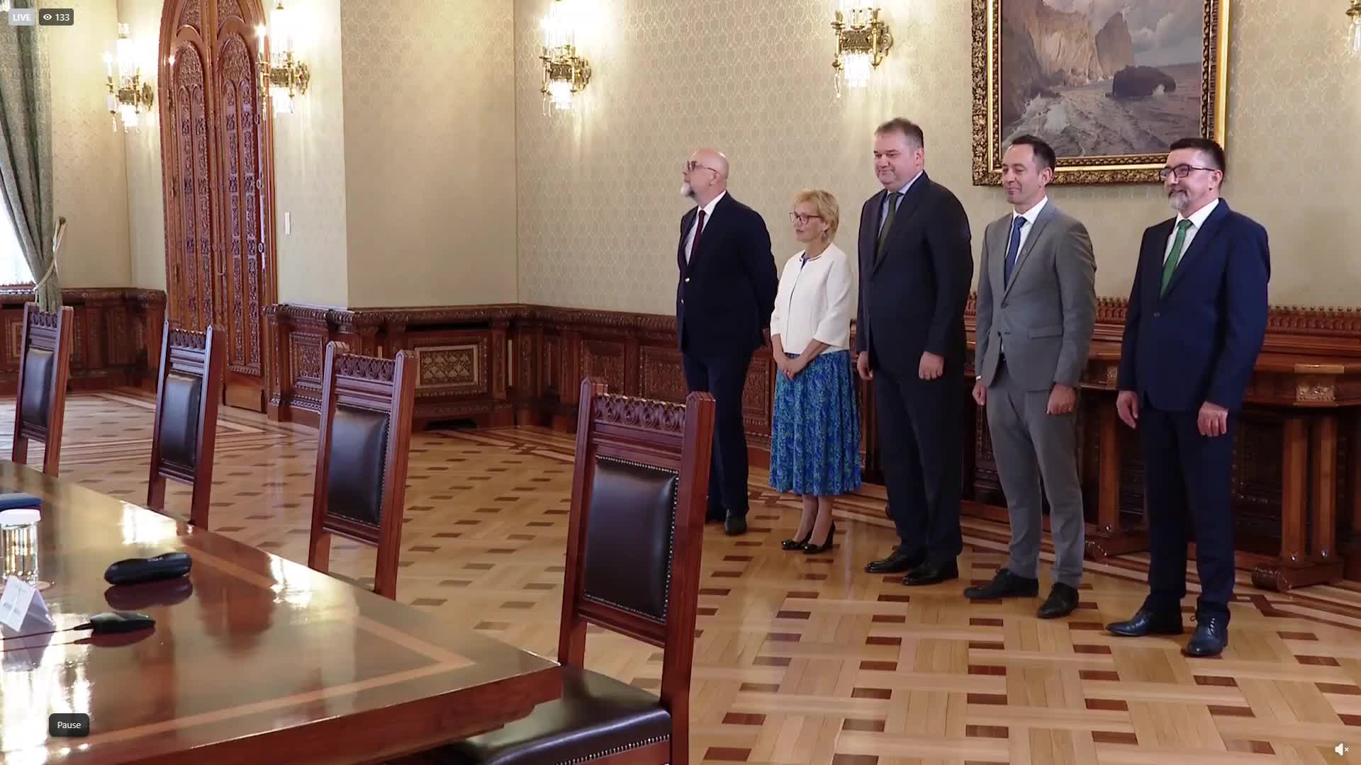 Consultări la Palatul Cotroceni cu partidele și formațiunile politice parlamentare - Uniunea Democrată Maghiară din România (UDMR)