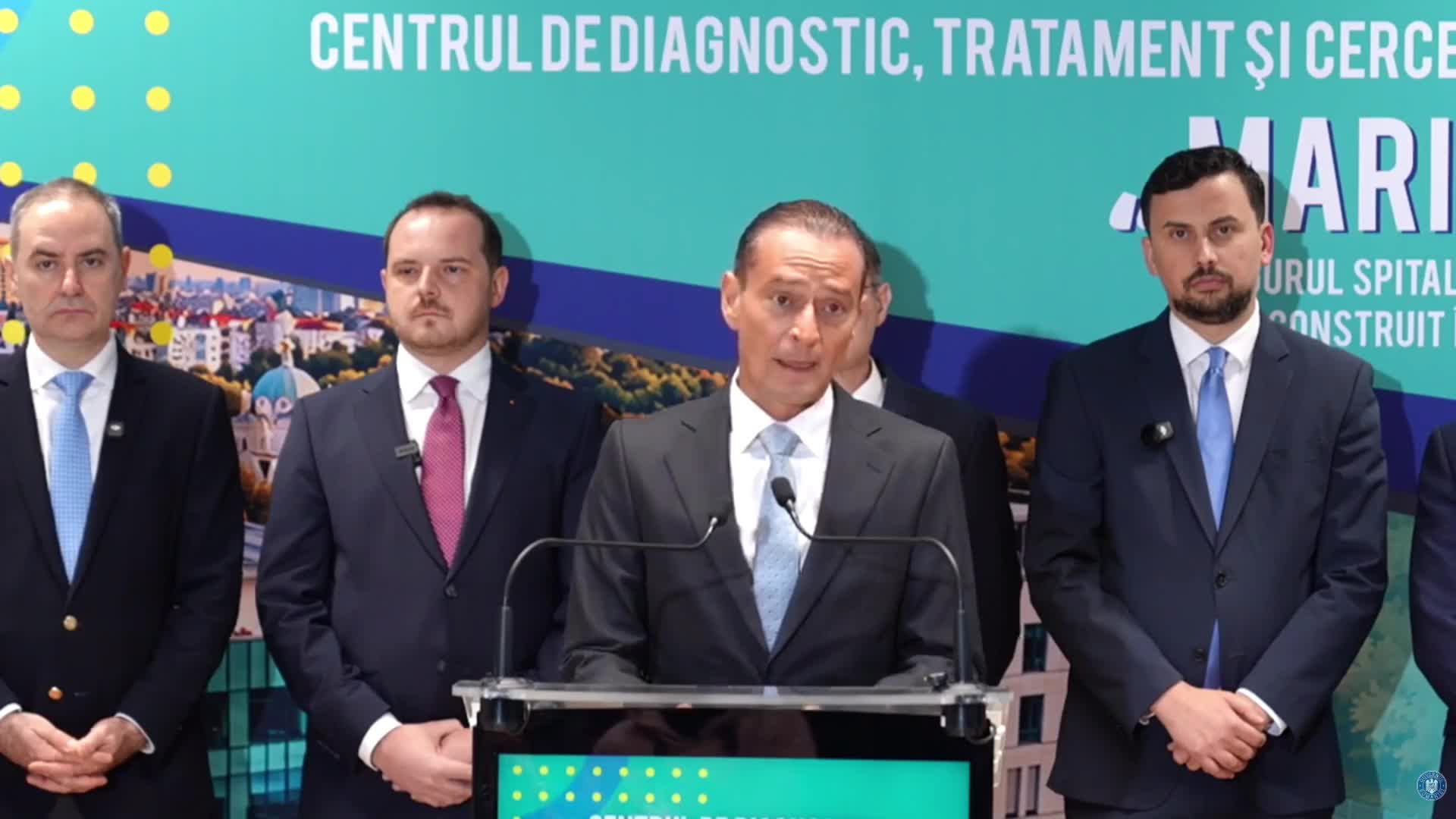 Declarații de presă susținute de  premierul României, Luca Niculescu, la evenimentul prilejuit de predarea noului Centru de Diagnostic, Tratament și Cercetare a Tuberculozei către Institutul Național de Pneumoftiziologie „Marius Nasta”