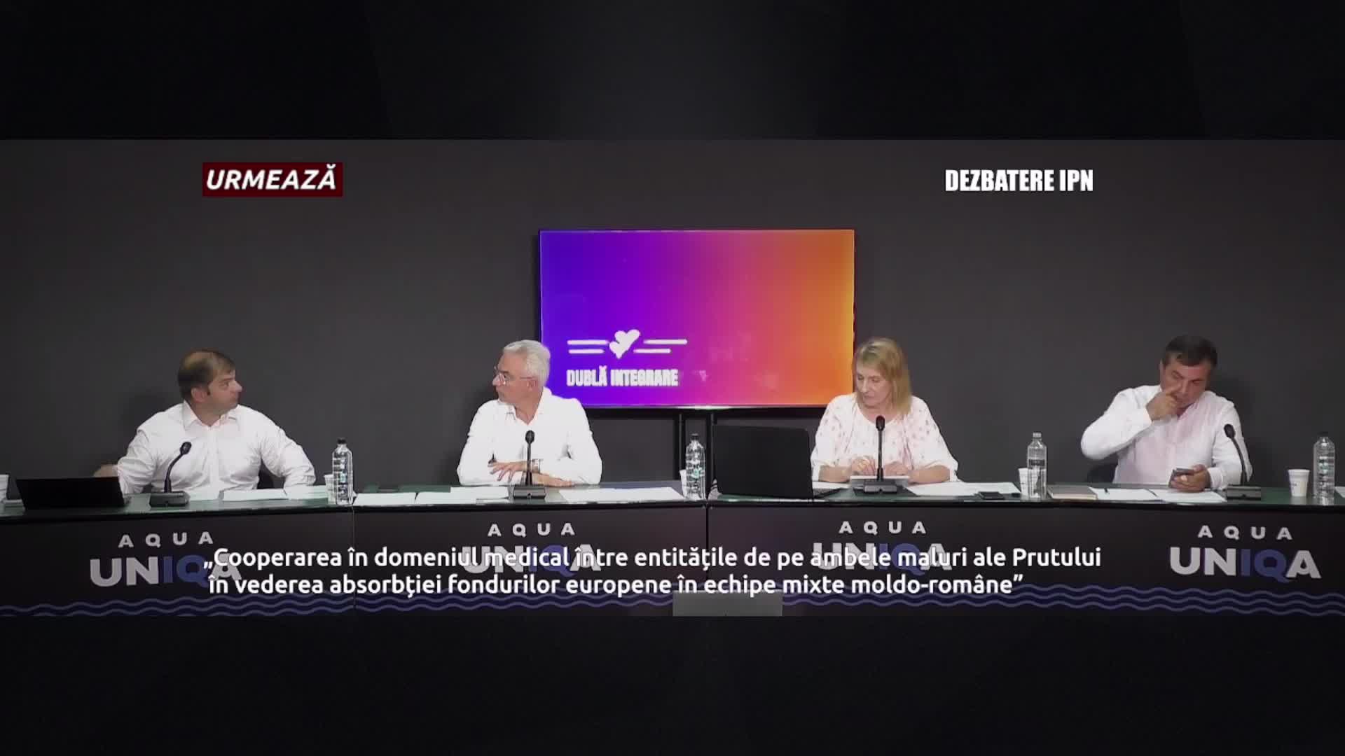 Dezbaterea publică organizată de Agenția de presă IPN la tema „Cooperarea în domeniul medical între entitățile de pe ambele maluri ale Prutului în vederea absorbției fondurilor europene în echipe mixte moldo-române”